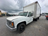 1996 CHEVROLET 3500 CHEYENNE 14' SINGLE AXLE BOX T