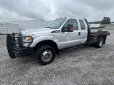 2011 FORD F350XL FLATBED TRUCK