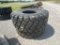 LOT OF (4) 23.5-25 OFF HIGHWAY TIRES