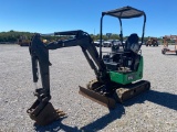 2018 DEERE 17G MINI EXCAVATOR
