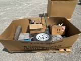 LOT OF MISC TRAILER ACCESSORIES & SHOP SUPPLIES