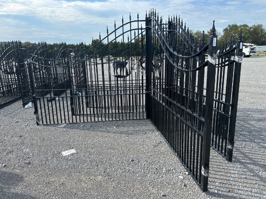 16' BI-PARTING ENTRY GATE