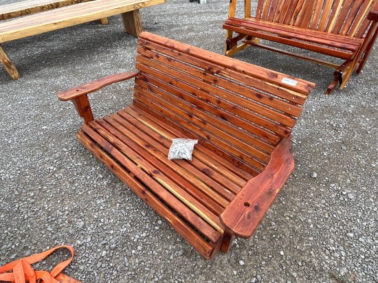AMICH CEDAR SWING W/CHAIN