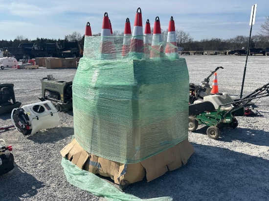 PALLET OF SAFETY CONES