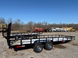 2024 BENCHMARK TRAILERS 7' x 20' TANDEM AXLE UTILI