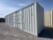 40’ SHIPPING CONTAINER W/2 SIDE DOORS