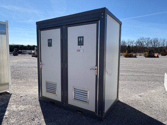 2 STALL PORTABLE RESTROOM
