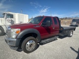 2014 FORD F450 XLT FLATBED TRUCK