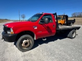 2000 FORD F450 FLATBED TRUCK