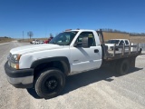 2004 CHEVROLET SILVERADO 3500 FLATBED TRUCK