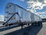 2002 TRAVIS TANDEM AXLE FRAMELESS ALUMINUM DUMP TR