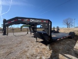 2024 DELCO TANDEM AXLE TILT GOOSENECK TRAILER