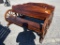 WOODEN WAGON WHEEL BENCH