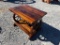 WOODEN WAGON END TABLE