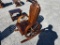 WOODEN WAGON ROCKER