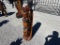 3’ TEAK INDIAN TOTEM POLE