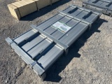LOT OF (100) 7’ GALVALUME CORRUGATED STEEL PANELS