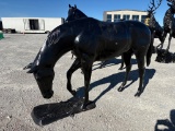 GRAZING HORSE STATUE