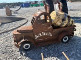 METAL JACK DANIELS TRUCK DECOR