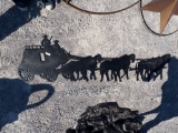 METAL STAGECOACH SIGN