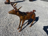 SMALL METAL ELK DECOR