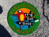 METAL MARGARITAVILLE SIGN