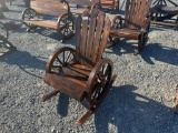 WOODEN WAGON ROCKER