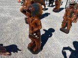 3’ TEAKWOOD INDIAN STATUE