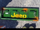 METAL JEEP TAILGATE DECOR