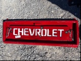 METAL CHEVROLET TAILGATE DECOR