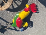 LARGE MULTICOLOR ROOSTER