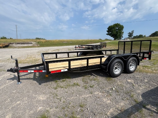 2025 ROGERS WELDING 6.4’ X 16’ TANDEM AXLE TAG TRA