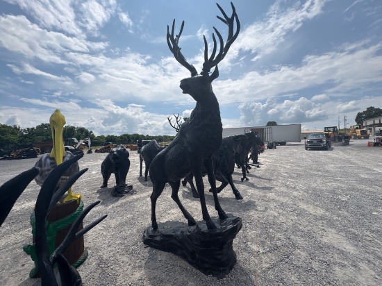 MAJESTIC ELK STATUE
