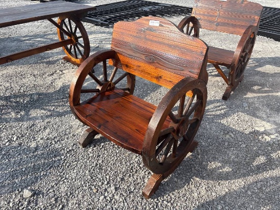 WAGON WHEEL CHAIR