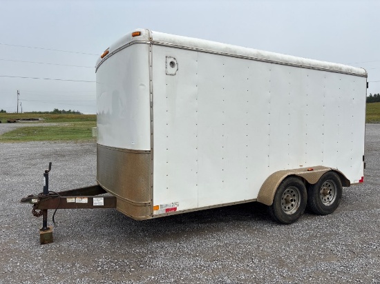 2011 HOMESTEADER 714HT 7’ X 14’ TANDEM AXLE ENCLOS