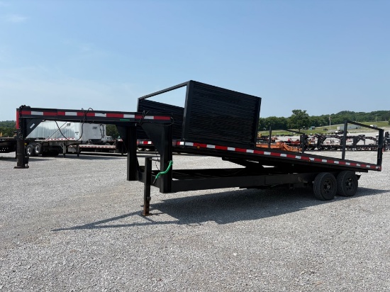 20’ X 96" TANDEM AXLE FLATBED DUMP TRAILER