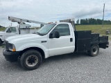 2004 FORD F350 XL FLATBED TRUCK