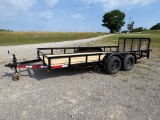 2025 ROGERS WELDING 6.4’ X 16’ TANDEM AXLE TAG TRA