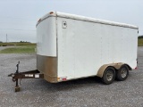 2011 HOMESTEADER 714HT 7’ X 14’ TANDEM AXLE ENCLOS