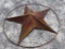 LARGE METAL TEXAS STAR
