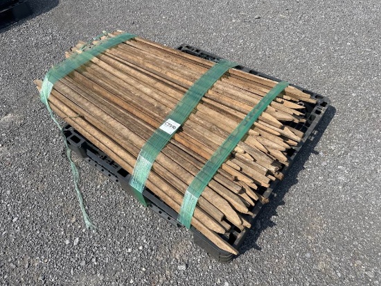 PALLET OF VEGETABLE STAKES