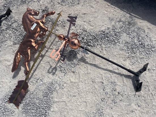 COPPER HORSE WEATHERVANE