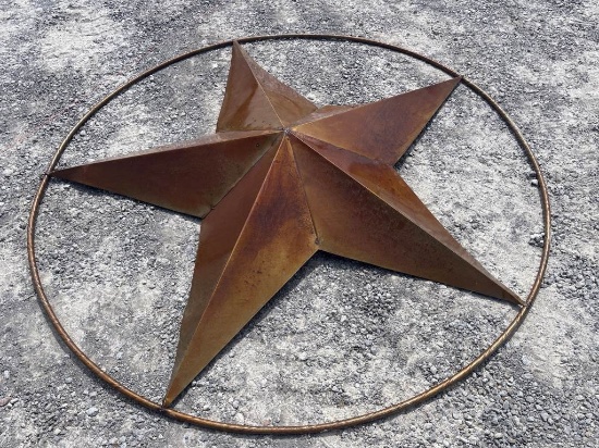 LARGE METAL TEXAS STAR
