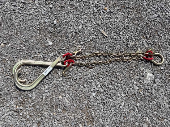 GRADE 70 CHAIN SLING W/2 J HOOKS