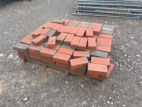 9 PALLETS OF VARIOUS LANDSCAPE STONE/BRICK/ROCK