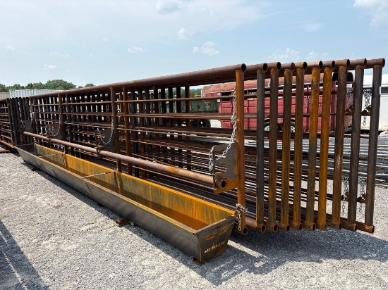 LOT OF (10) HEAVY DUTY 24' CORRAL PANELS