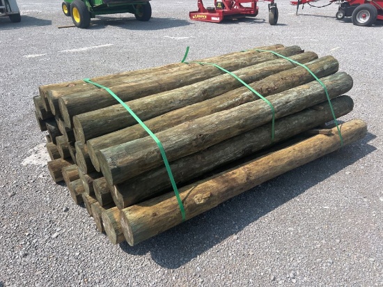 BUNDLE OF (28) WOODEN POSTS