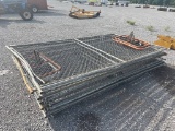 LOT OF CHAIN LINK FENCE PANELS