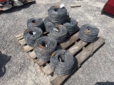 LOT OF (10) ROLLS OF BARBED WIRE