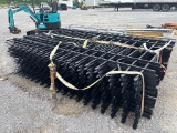 NEW WROUGHT IRON SITE FENCE BUNDLE